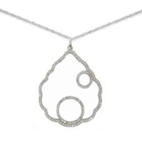 925 Silver CZ Necklace