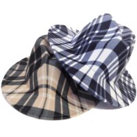 Check Print Fedora Hat