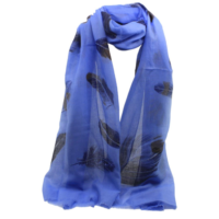 Feather Glitter Maxi Scarf