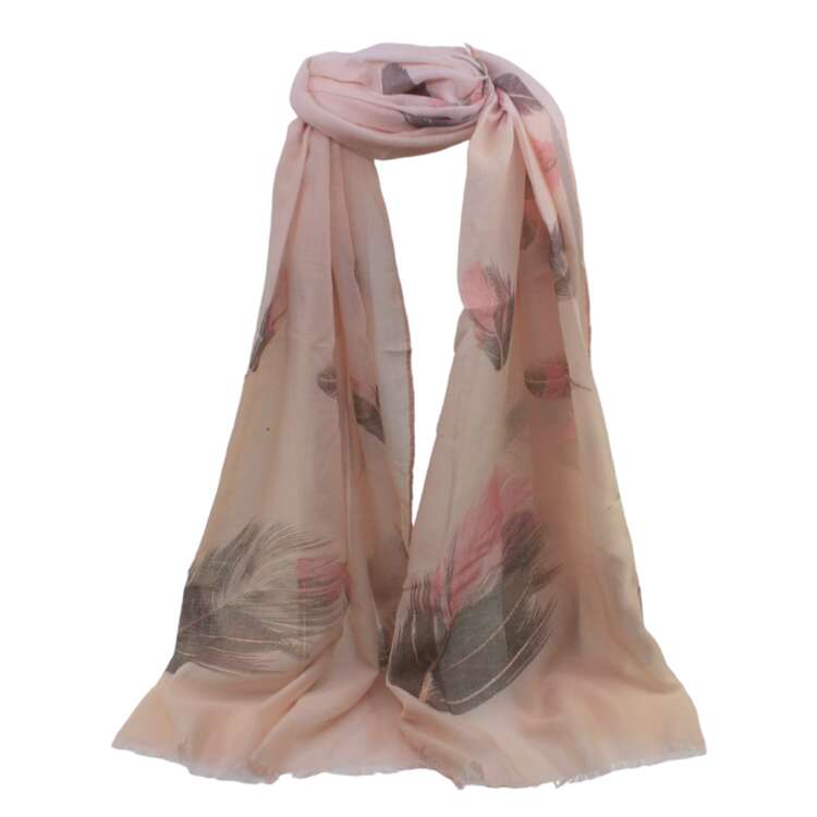 Feather Glitter Maxi Scarf - Image 3