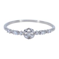 Diamante Round Cluster Crystal Bangles