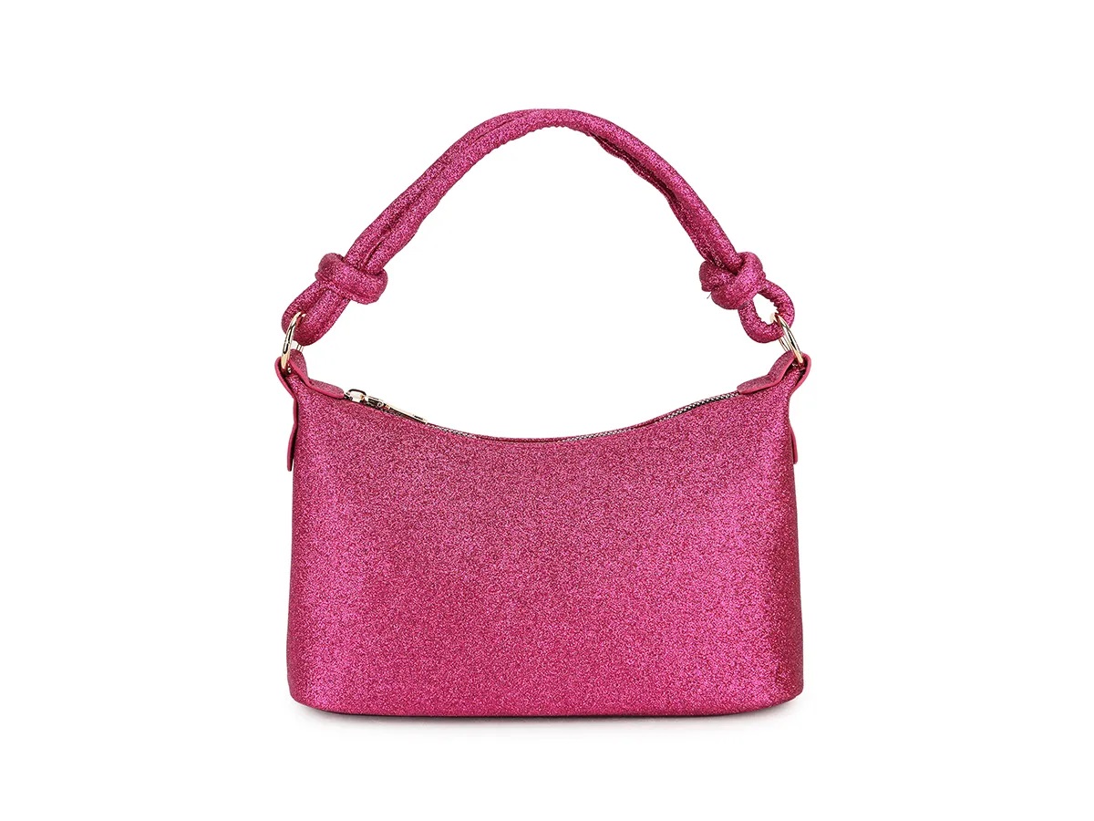 Small Handled Sparkle Clutch Bag - Image 6