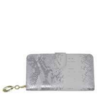 Long Snakeskin Fashion Purse