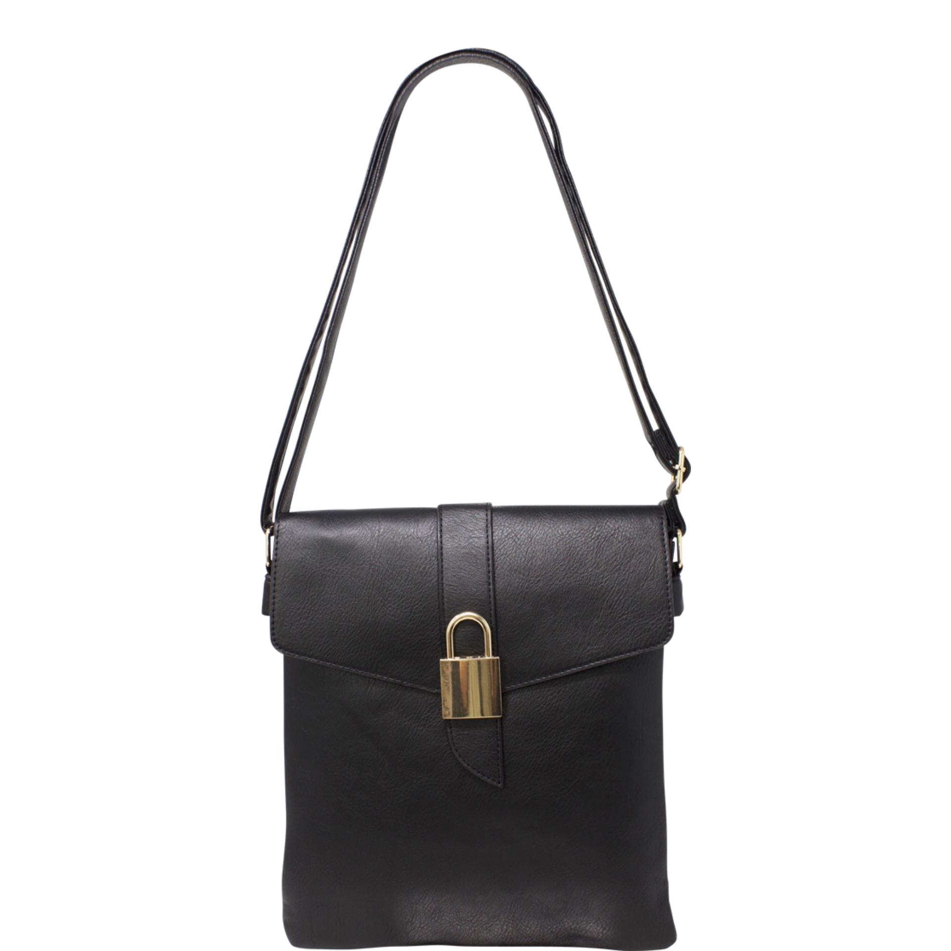 Padlock Front Crossbody Bag - Image 9