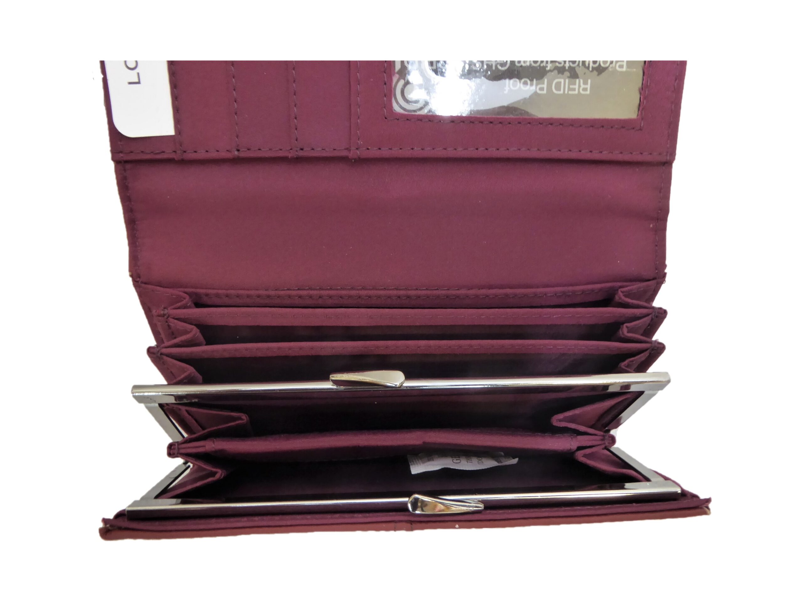 Large Leather RFID Purses 3713 - Image 11