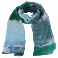 Abstract Print Maxi Scarves
