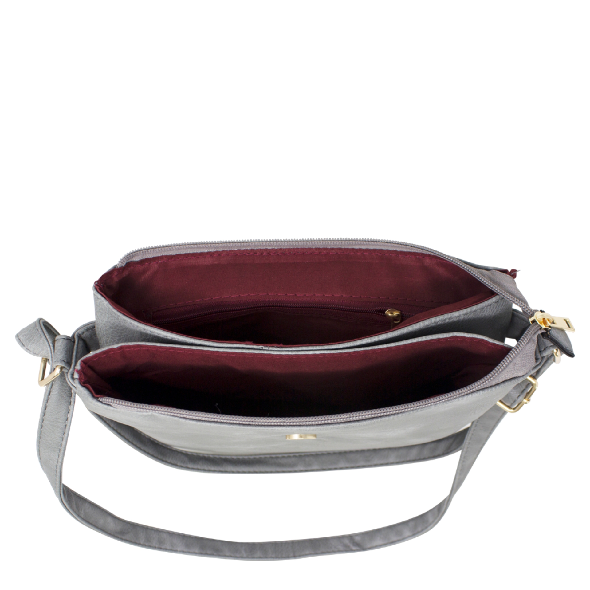 Padlock Front Crossbody Bag - Image 10