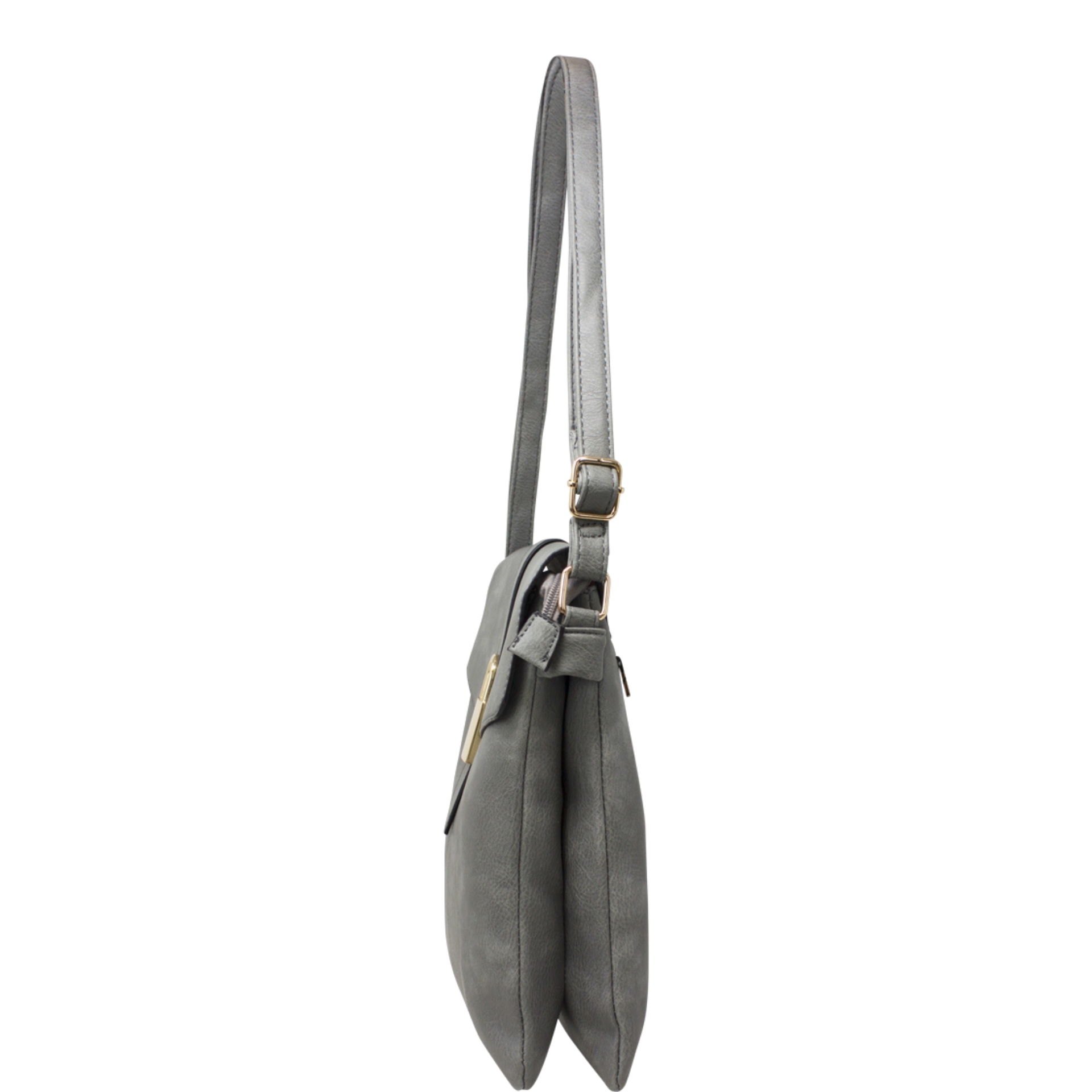 Padlock Front Crossbody Bag - Image 11