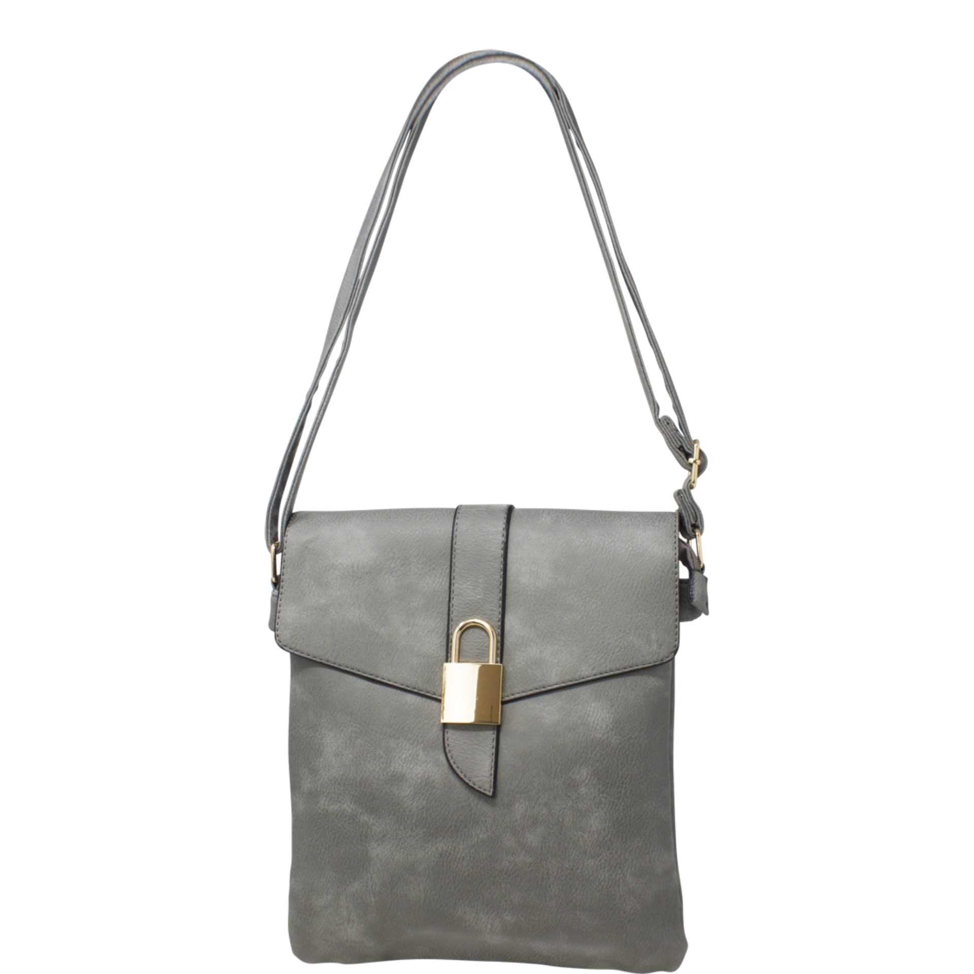 Padlock Front Crossbody Bag - Image 4