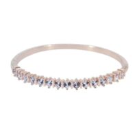 Diamante Round Cut Crystal Bangles