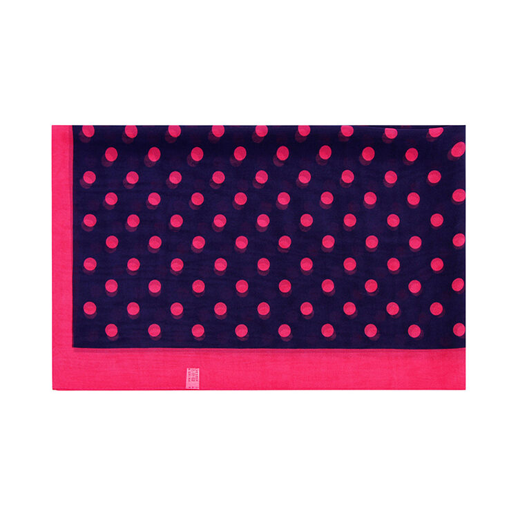 Polka Dot Print Chiffon Scarves - Image 3