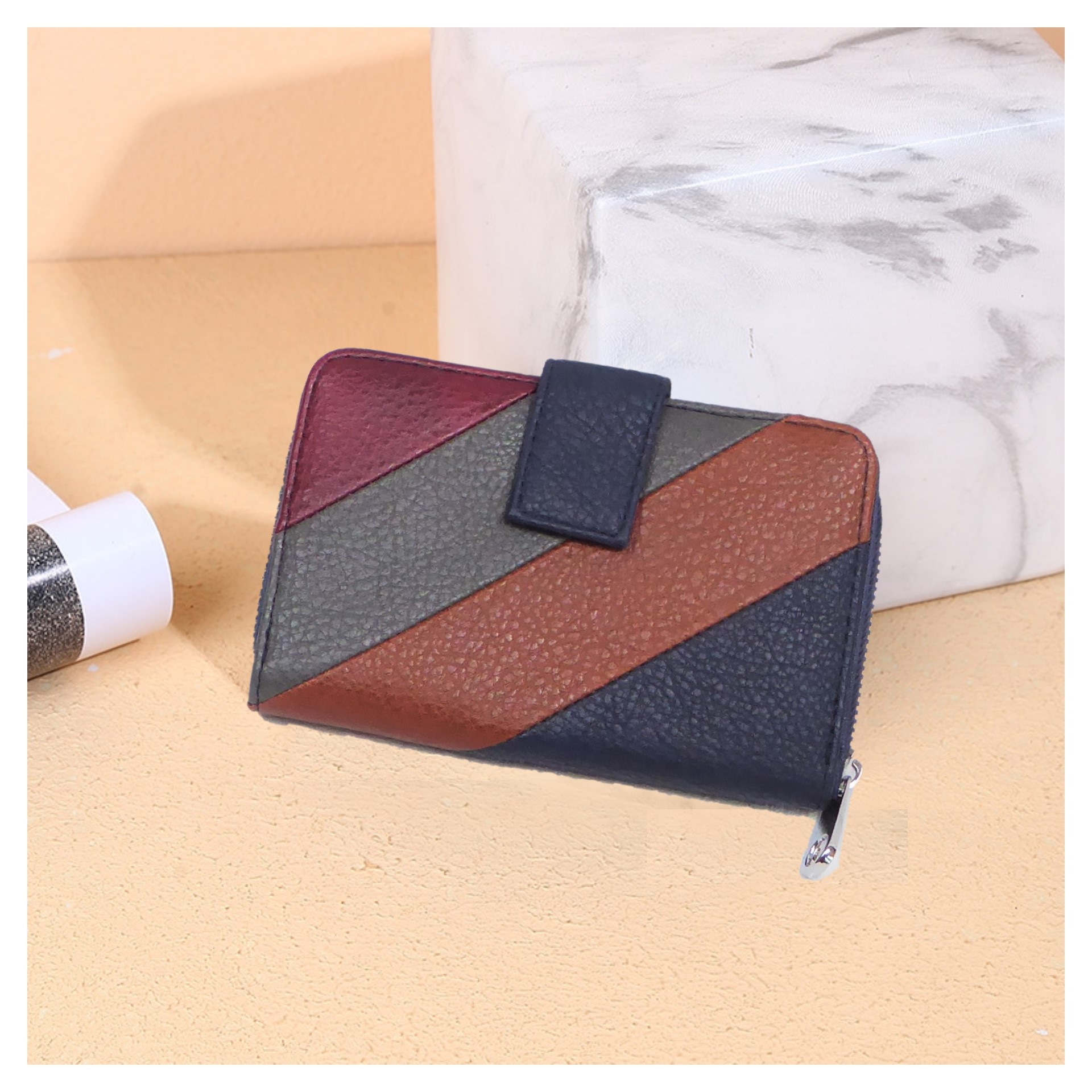 Striped Coloured Fashion Purses - Image 3