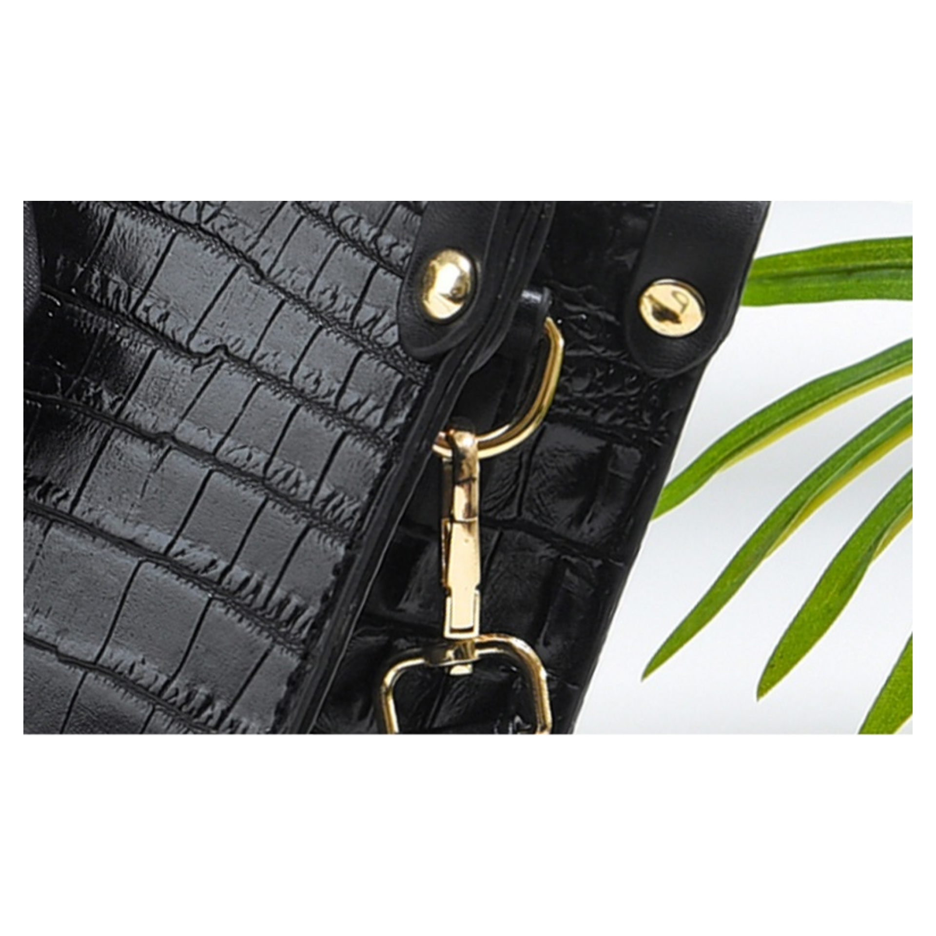 Luxury Matt Croc Tote Handbags - Image 4