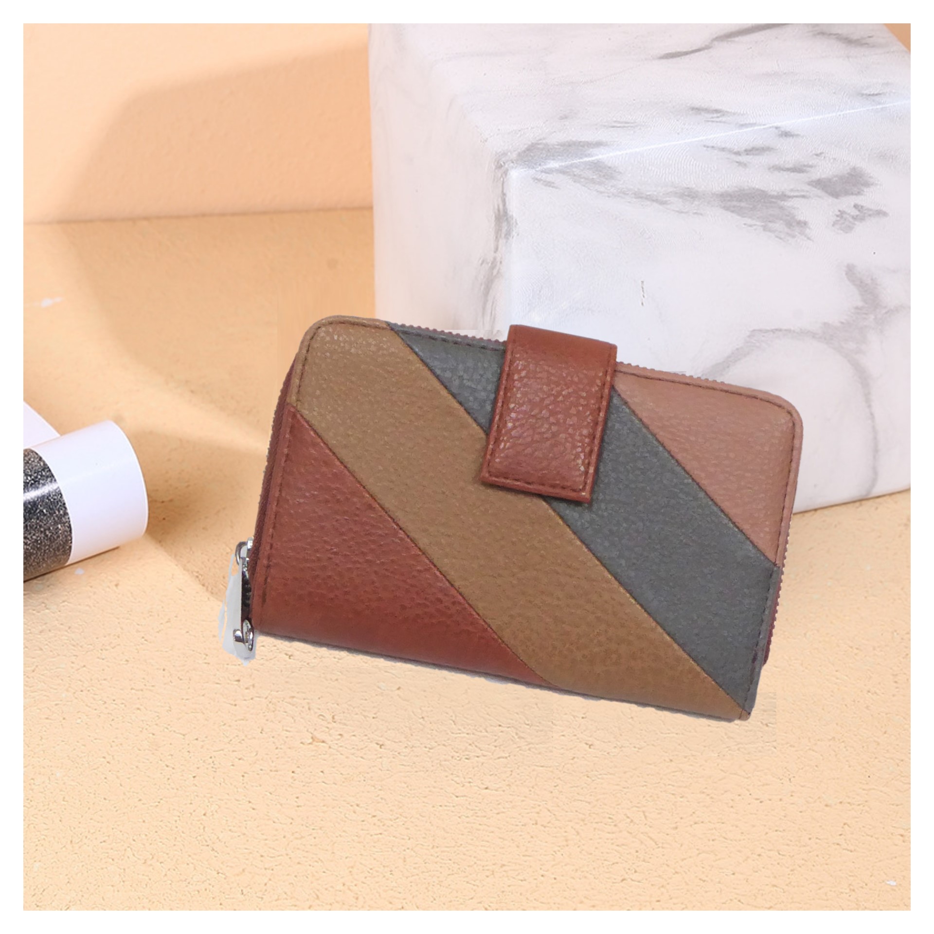 Striped Coloured Fashion Purses - Image 4