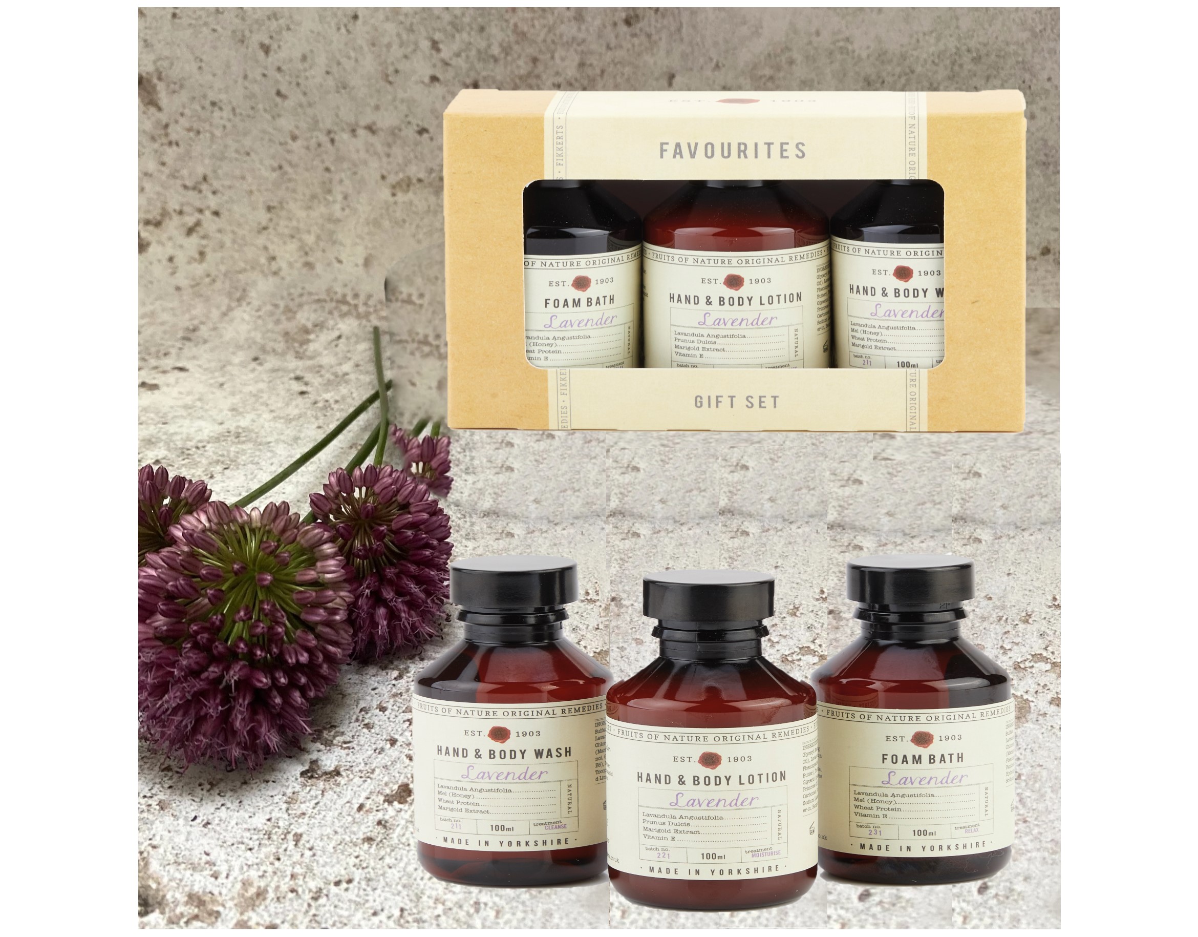 Fruits of Nature Lavender Favourites Gift Set