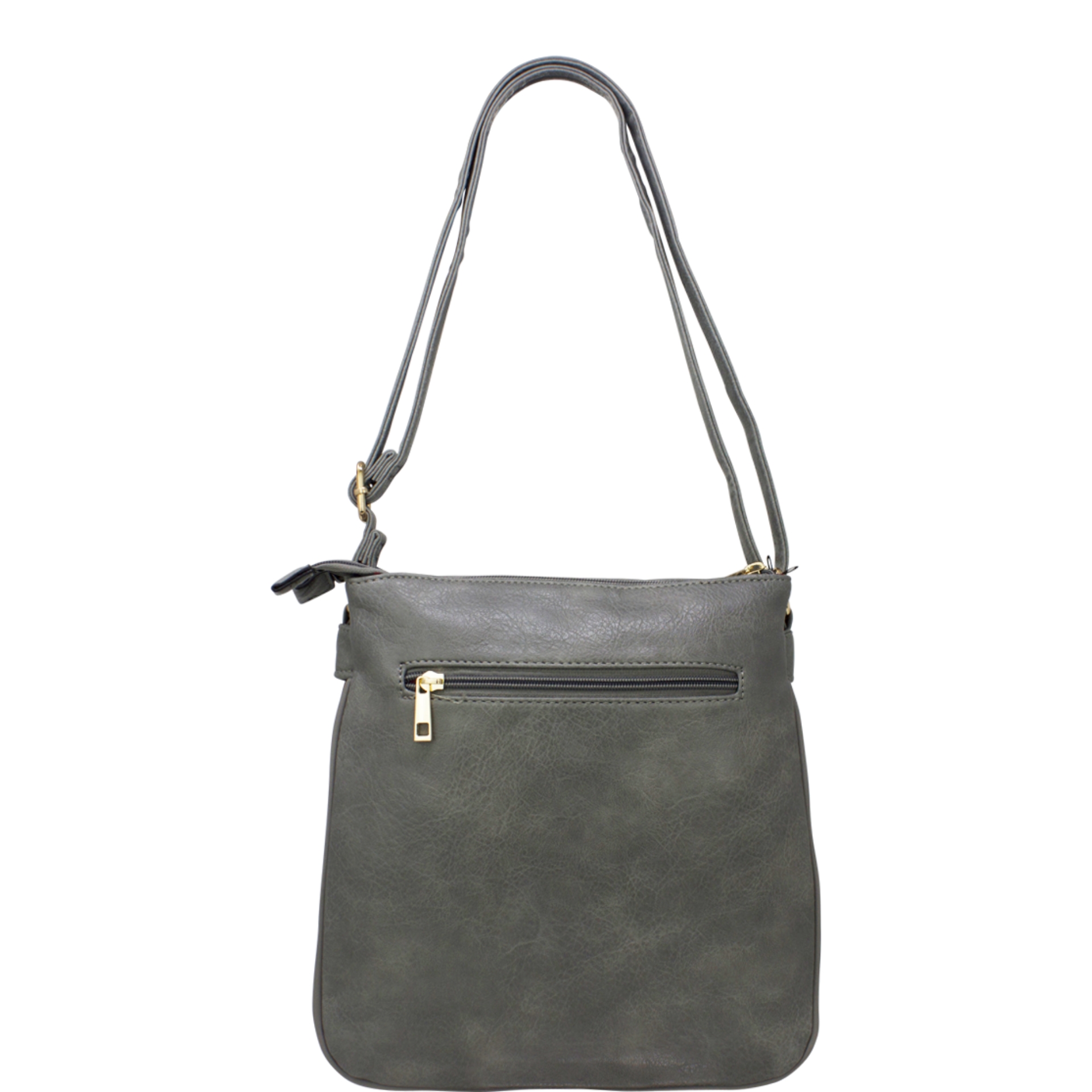Metal Button Crossbody Bag - Image 7