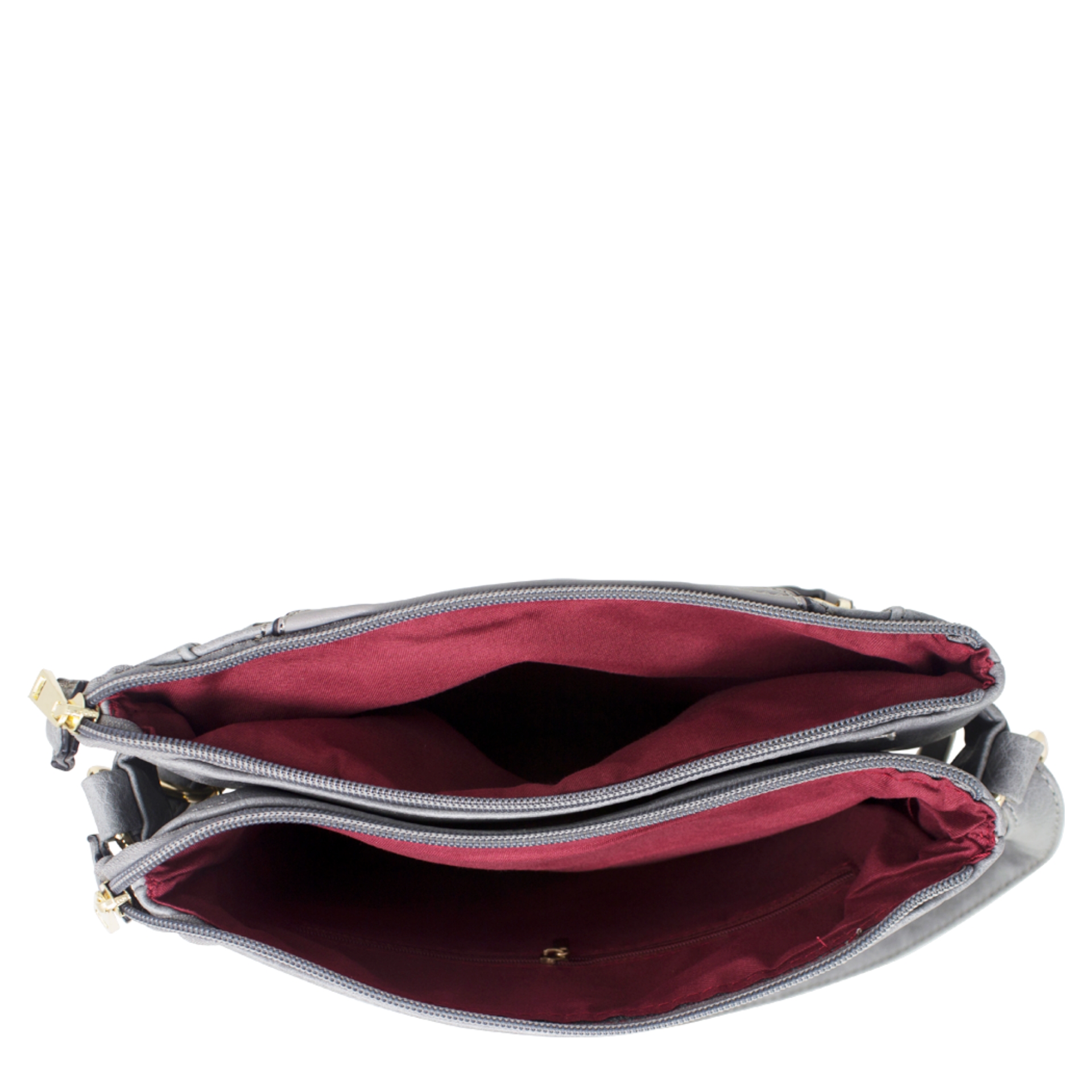 Metal Button Crossbody Bag - Image 8