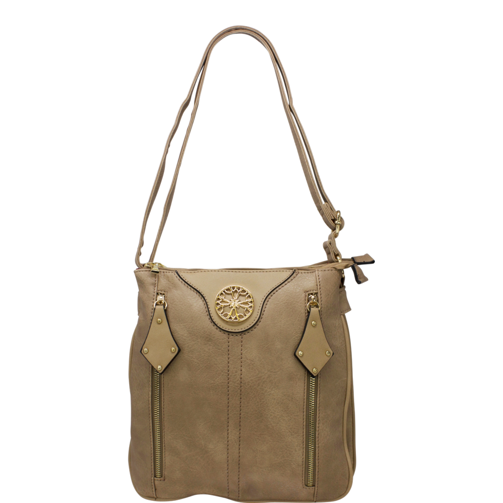 Metal Button Crossbody Bag - Image 10