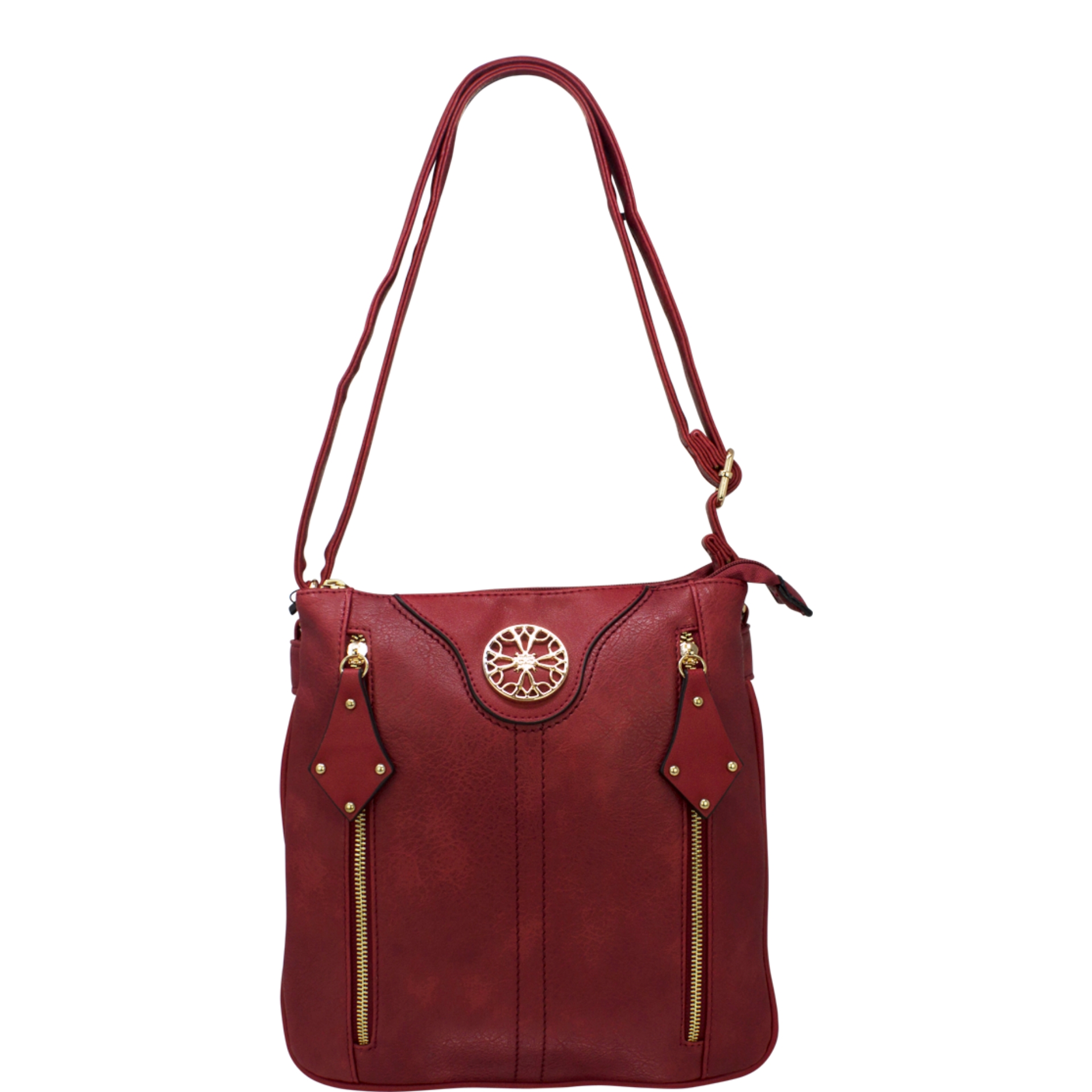 Metal Button Crossbody Bag - Image 12
