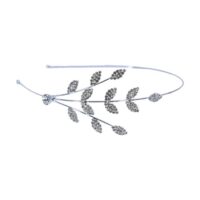 Diamante Leaf Alice Band