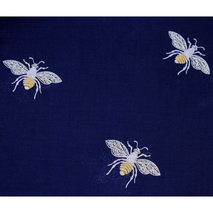 Navy Blue Bee Maxi Scarf - Image 2