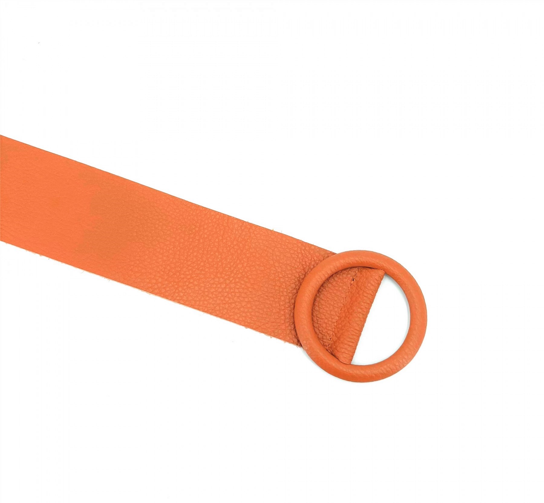 Leather Circle Buckle Belts - Image 11