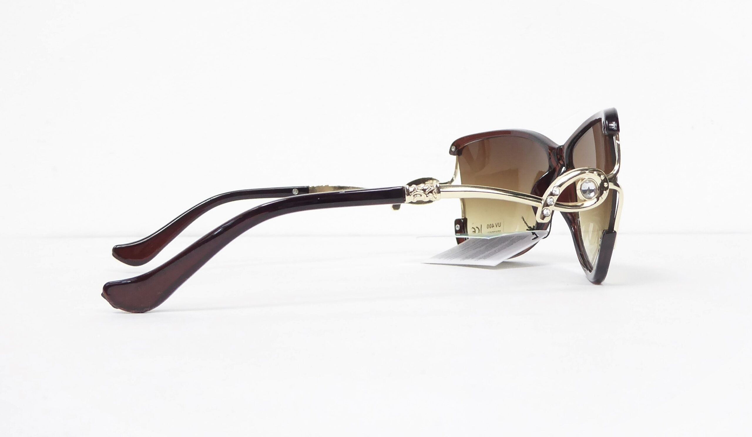 Black Diamante Swirl Sunglasses SC005 - Image 5