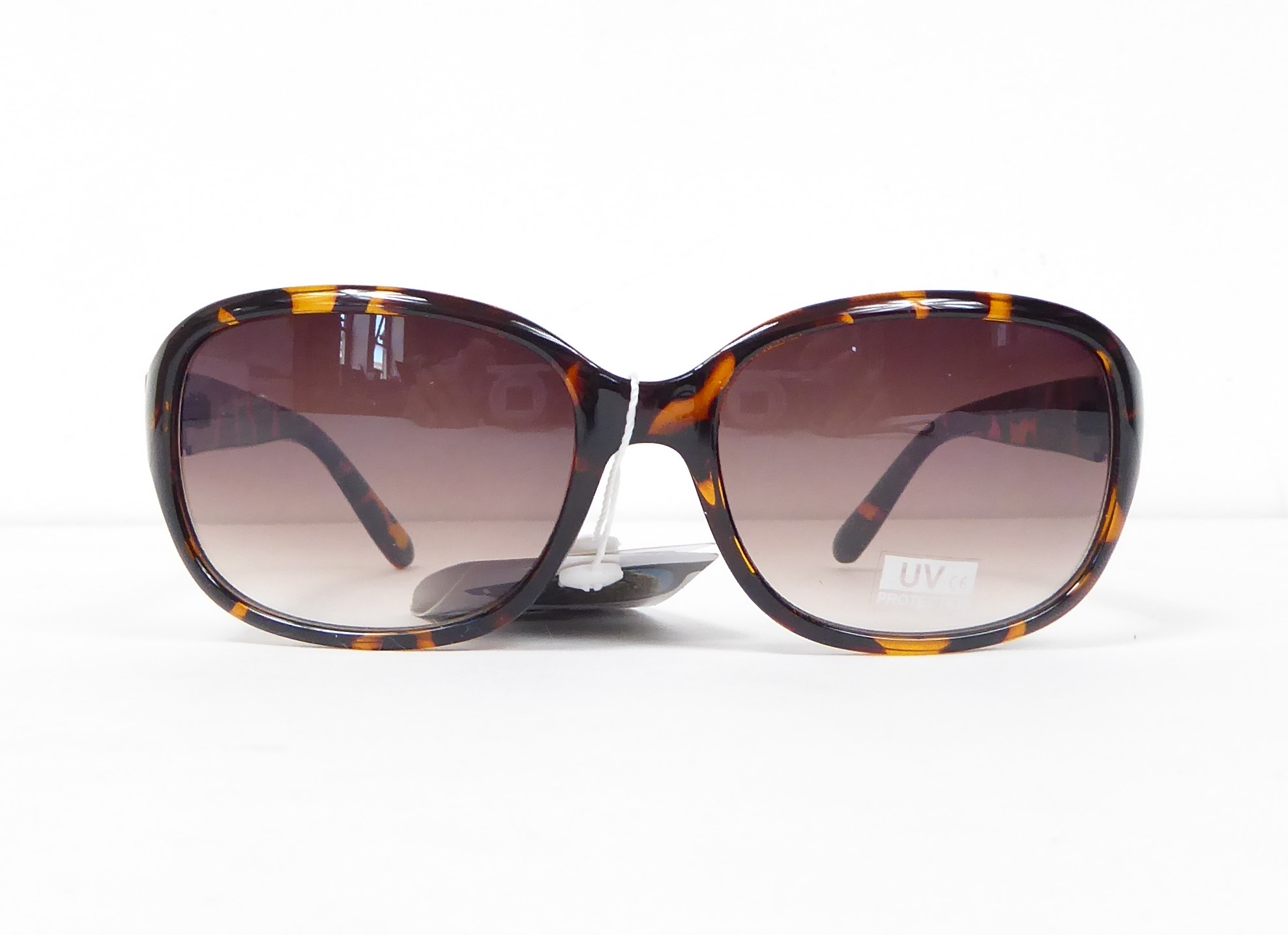 Brown Animal Print with Gold D Sunglasses