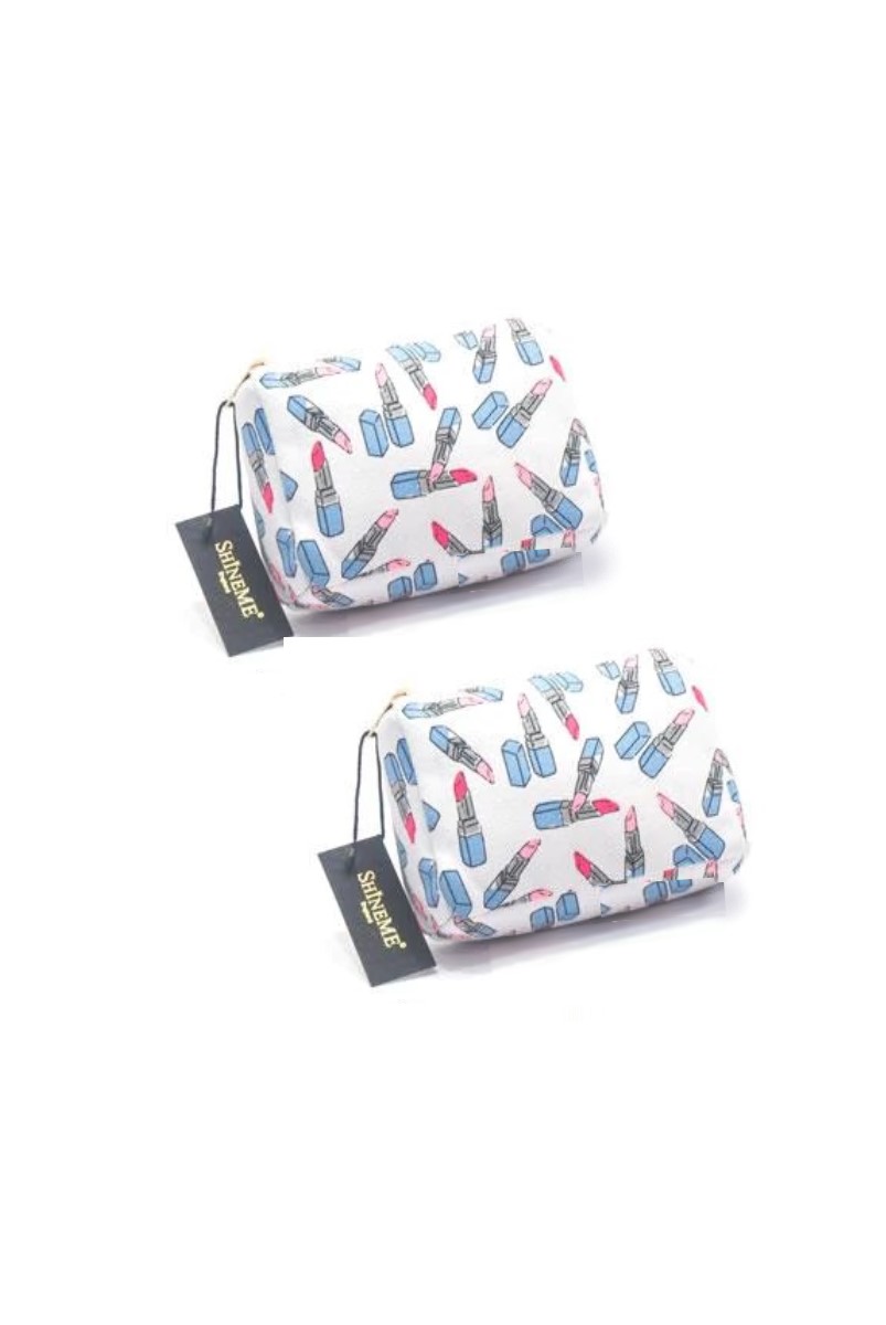Wild Leopard Print Cosmetic and Toiletries Bag - Image 3