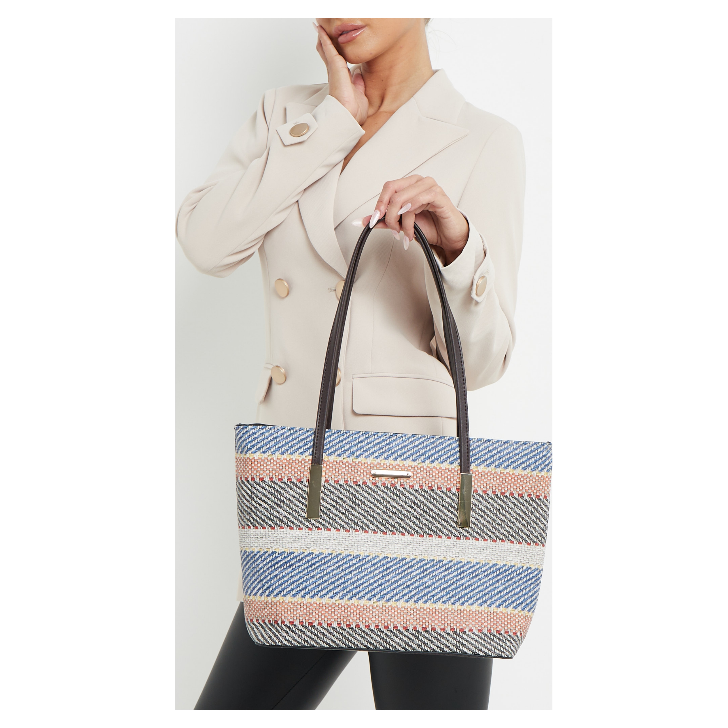 3 in 1 Printed Pattern Tote Bag - Image 8