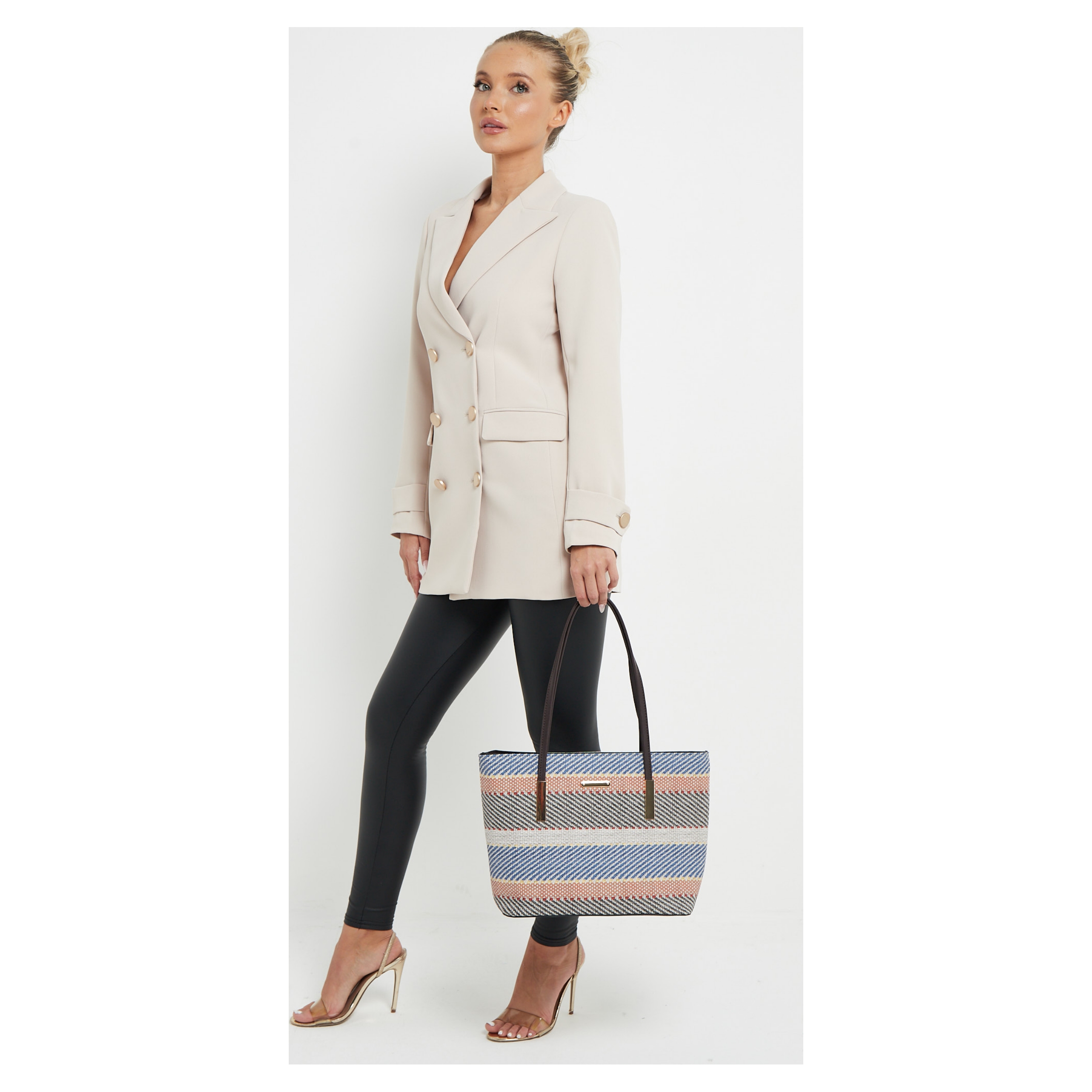 3 in 1 Printed Pattern Tote Bag - Image 9