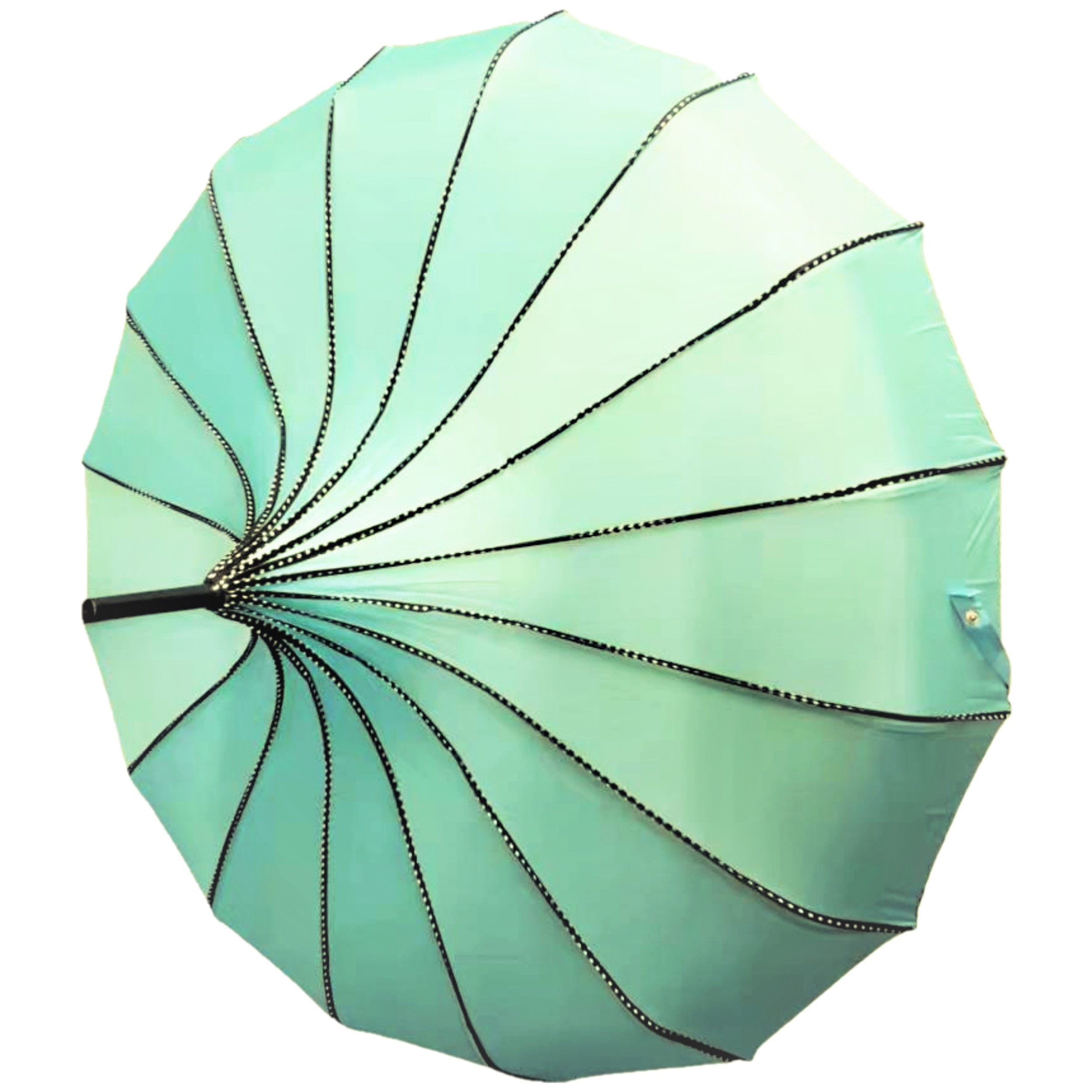 Mint Green Pagoda Brolly - Image 5