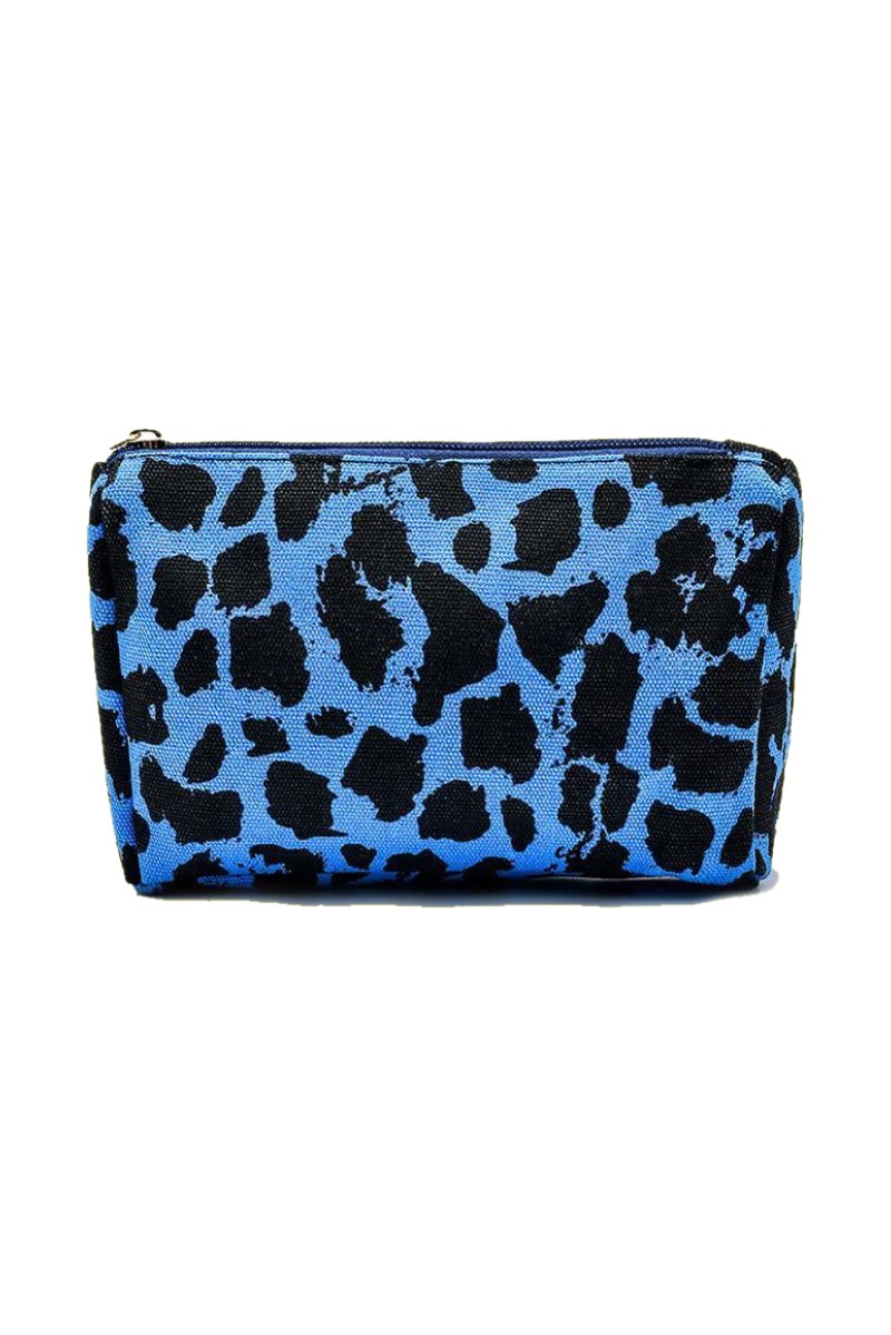 Wild Leopard Print Cosmetic and Toiletries Bag