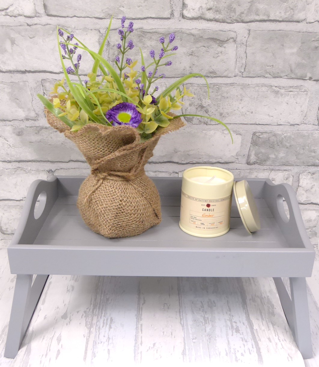 Fruits of Nature Amber Tin Candle