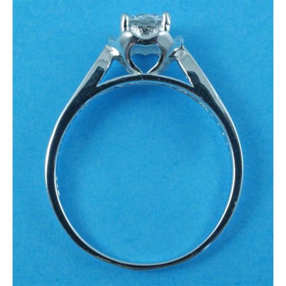 925 Silver Solitaire CZ Ring - Image 2