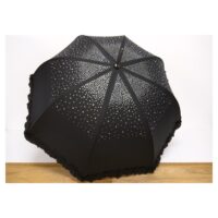 Black Sparkle Diamond Brolly