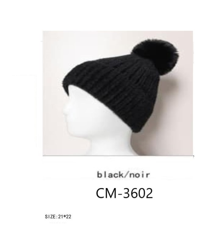 Supersoft Fluffy Pompom Hat - Image 12