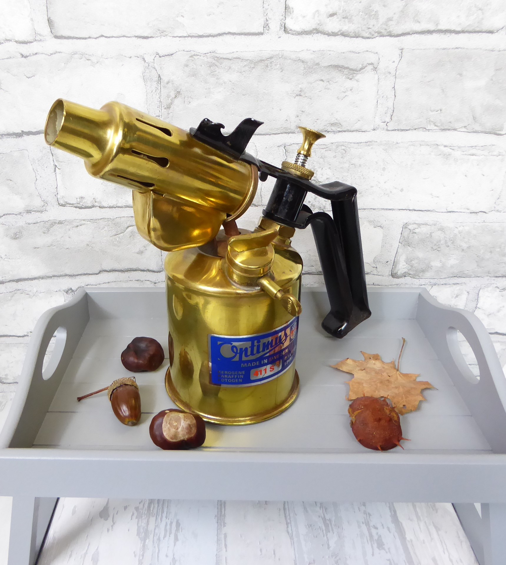 Swedish Made Antique Blow Torch - Image 3