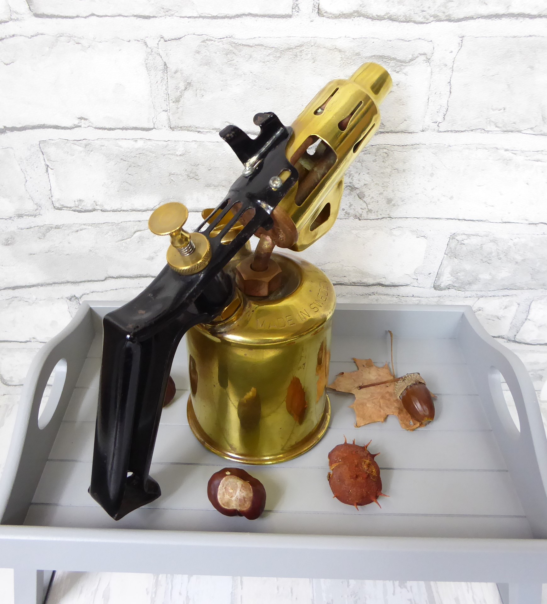 Swedish Made Antique Blow Torch - Image 5