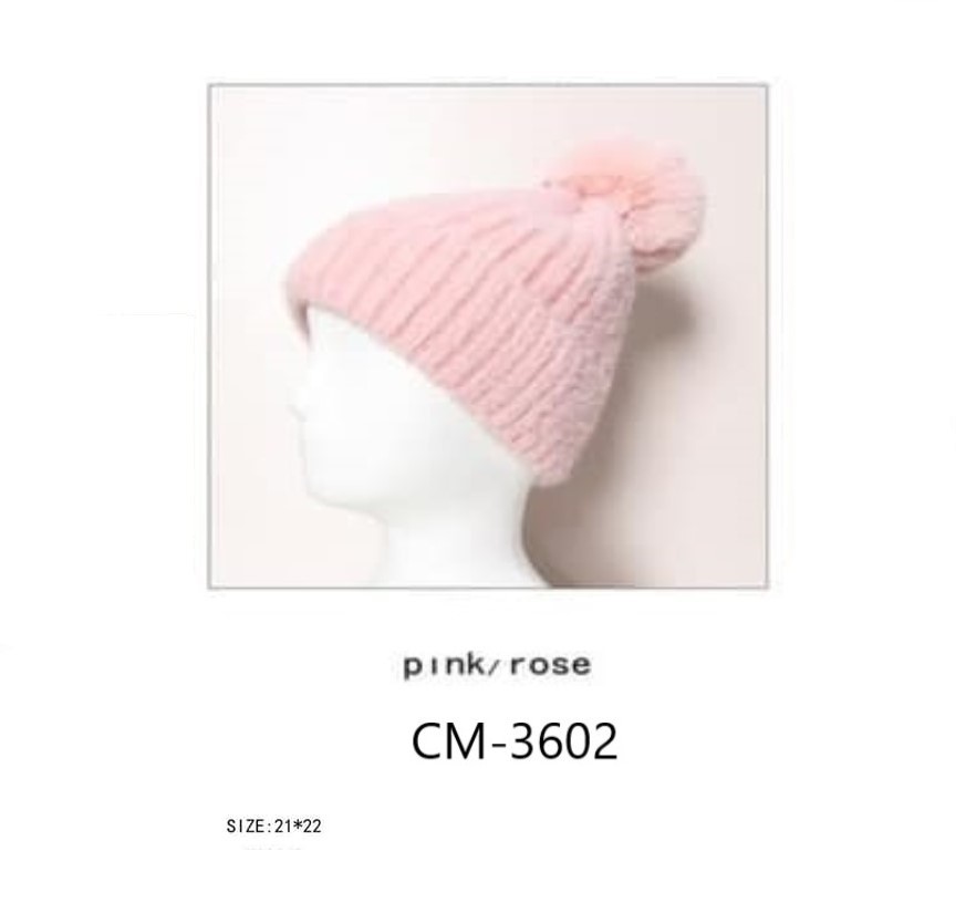 Supersoft Fluffy Pompom Hat - Image 14