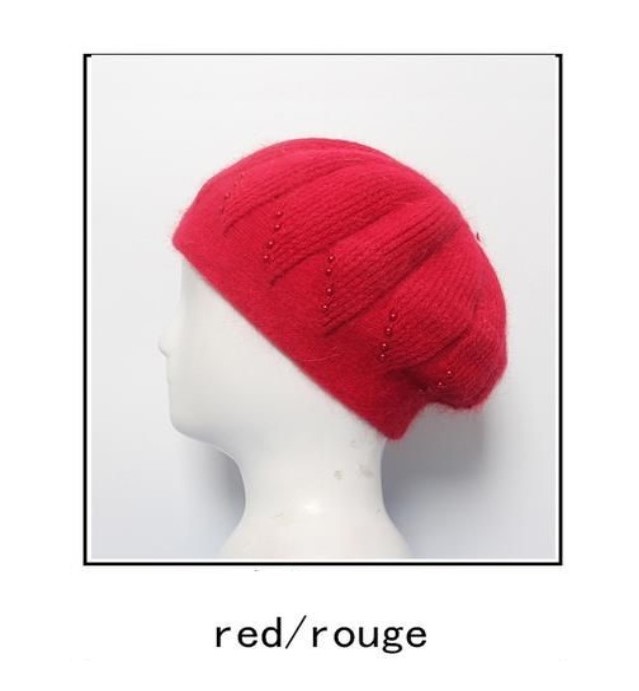 Supersoft Pearl Knitted Beret - Image 5