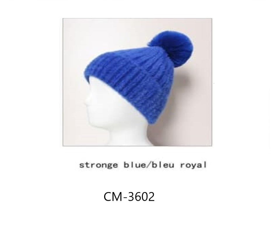 Supersoft Fluffy Pompom Hat - Image 9