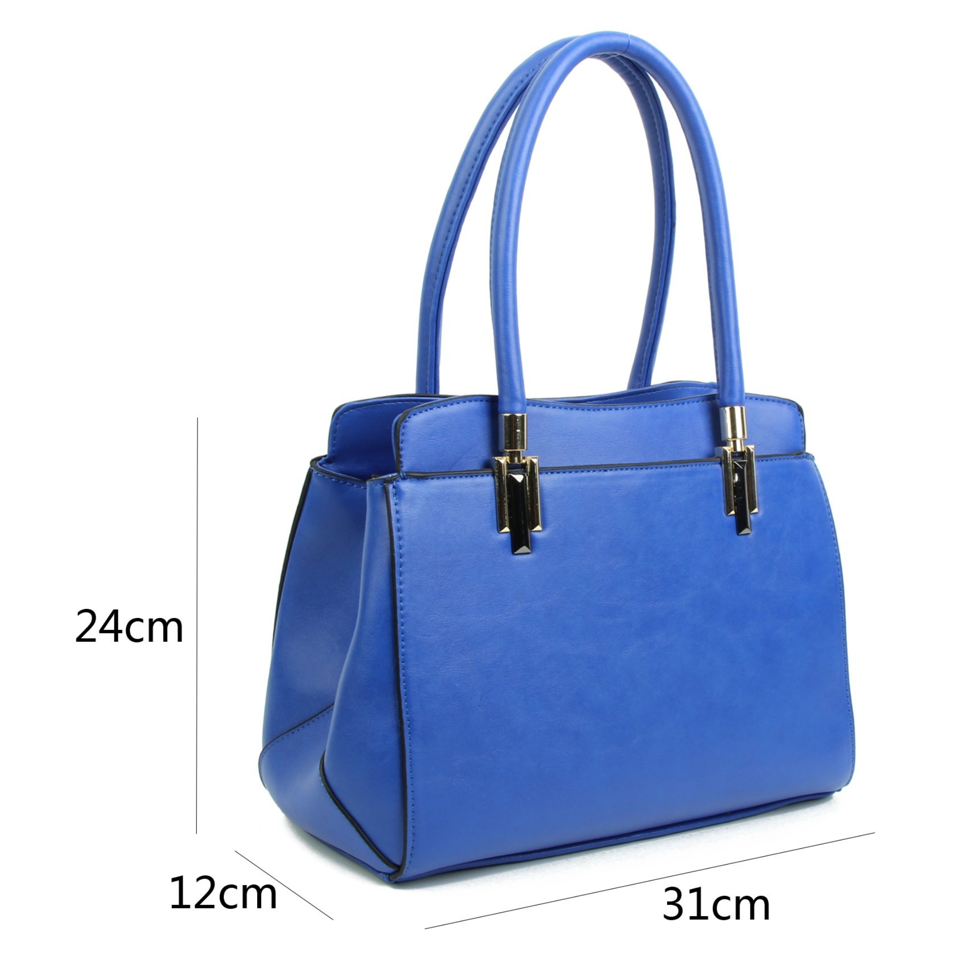 Top Handle Plain Grain Tote Bag - Image 6