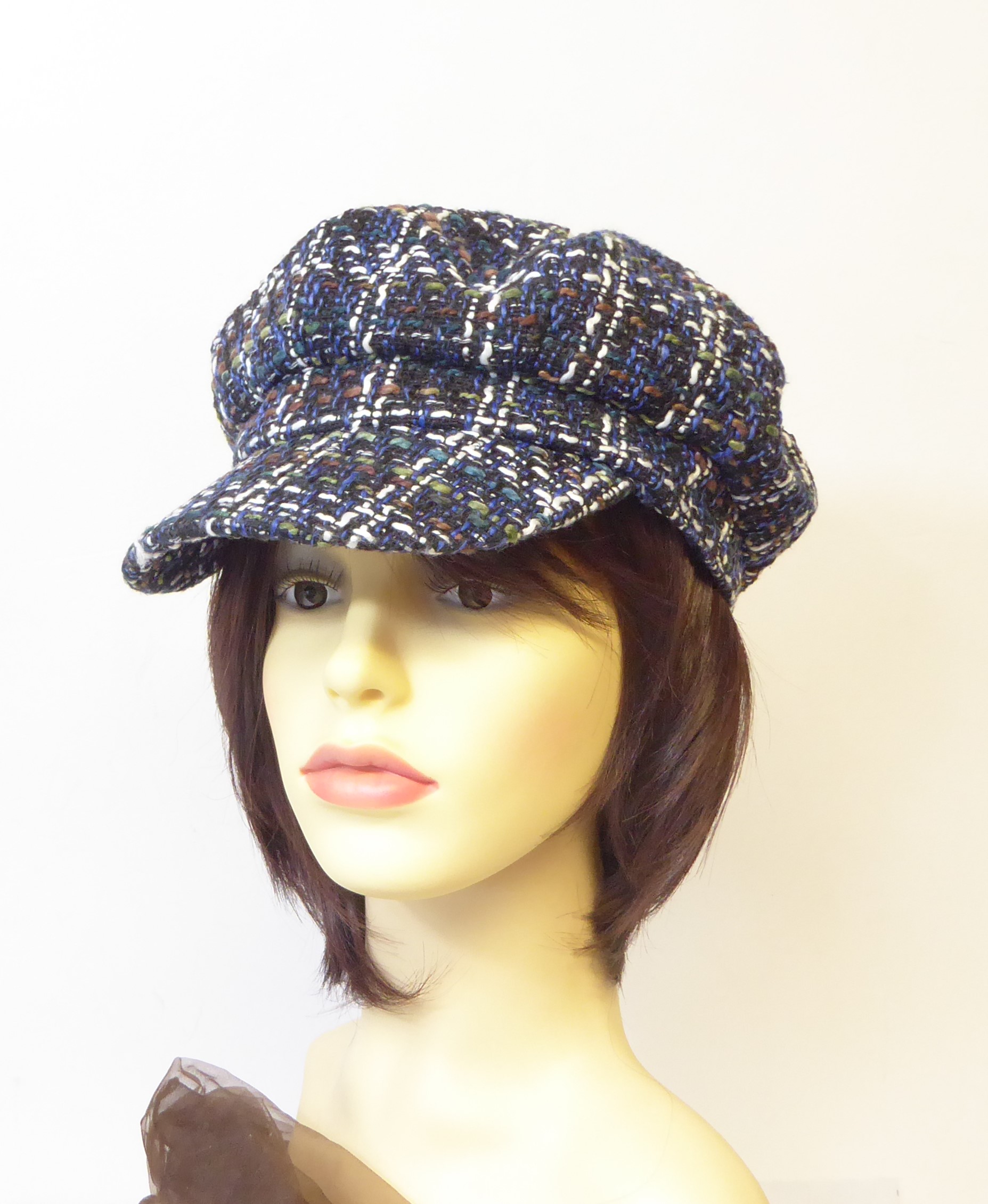 Check Baker Boy Hat - Image 5