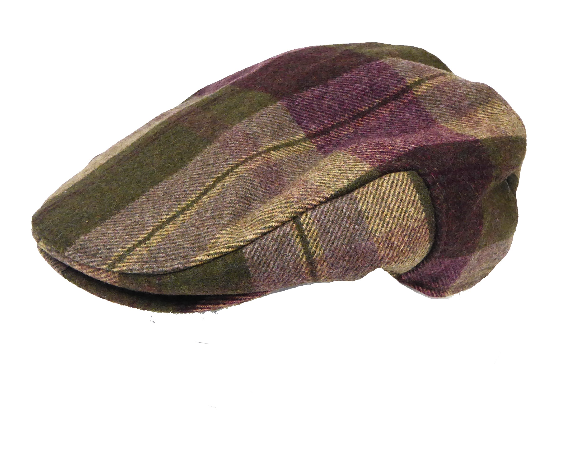 Green Country Check Flat Cap - Image 5