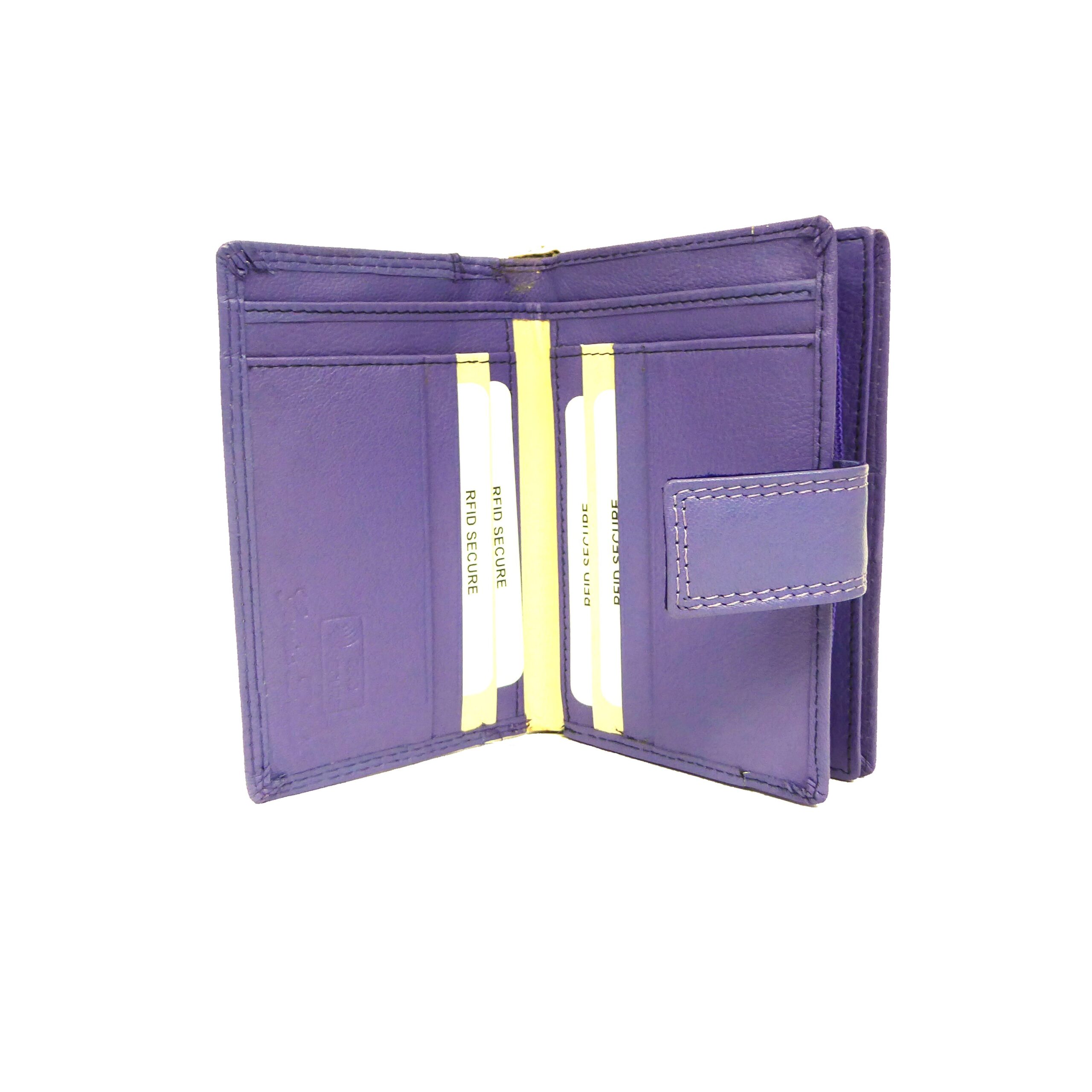 Medium Leather RFID Purse M-308 C - Image 9
