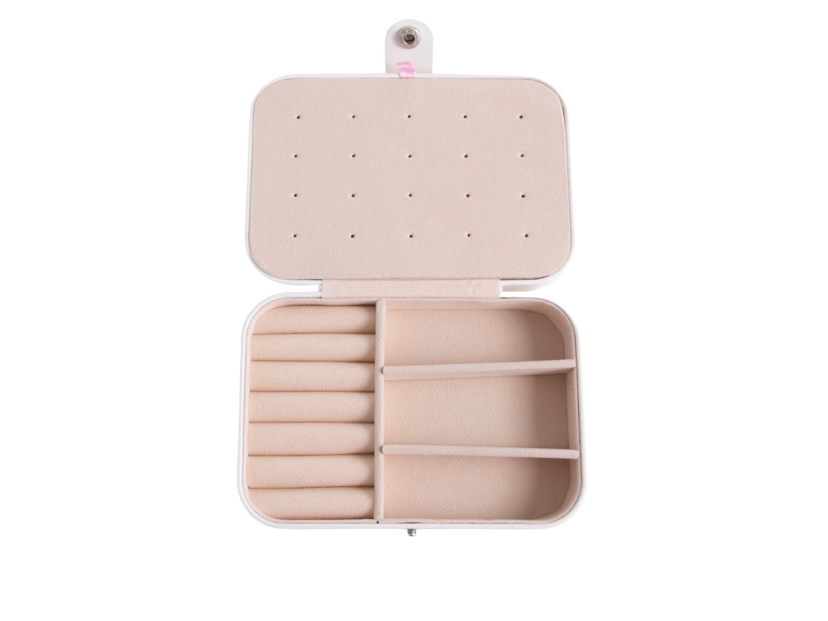 Medium Smooth Leatherette Jewellery Box - Image 4