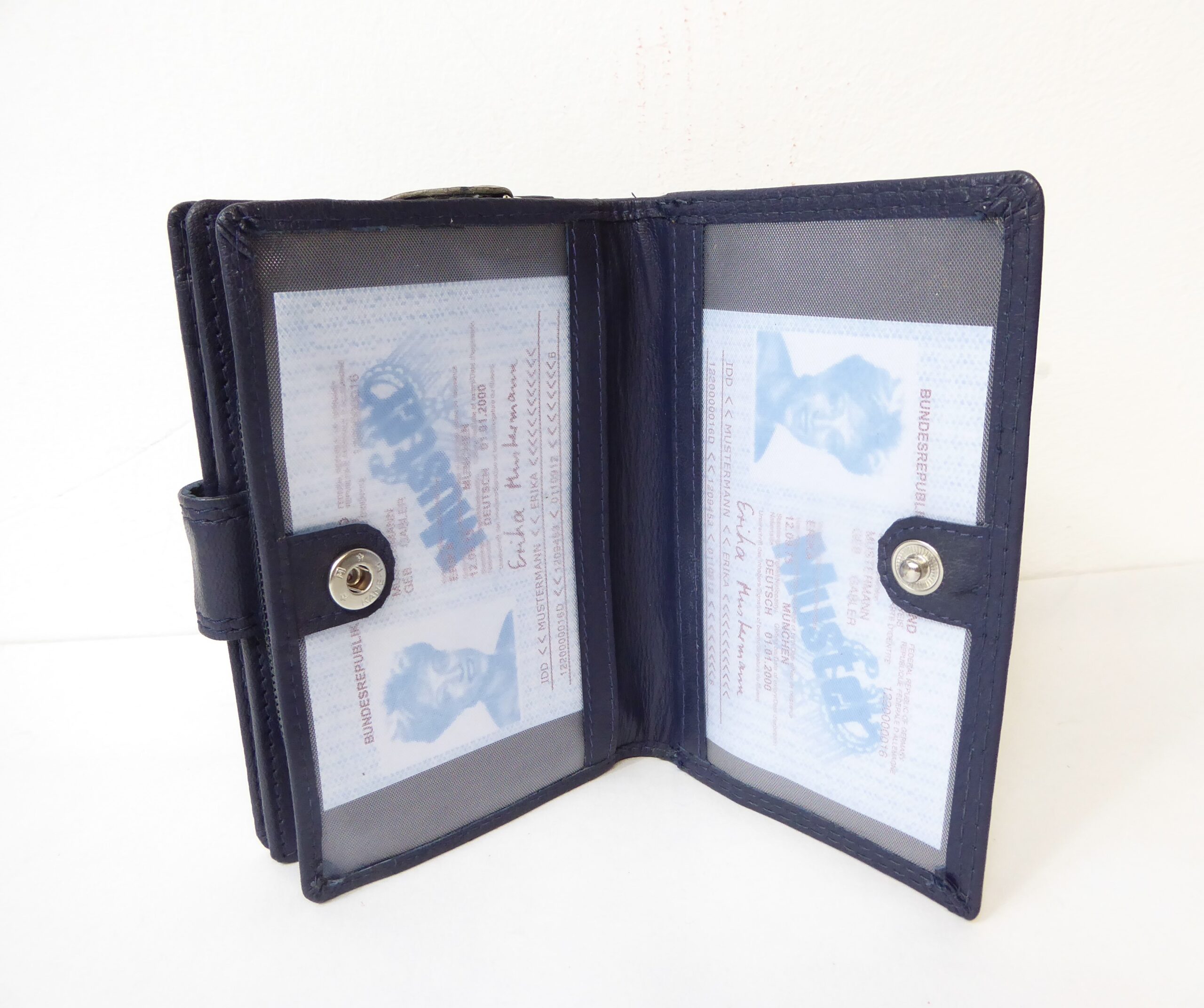 Medium Leather RFID Purse M-308 C - Image 13