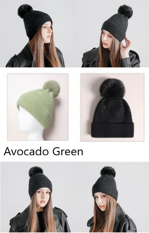 Supersoft Sparkle Pompom Hat - Image 4