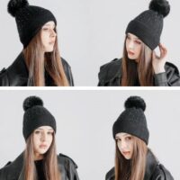 Supersoft Sparkle Pompom Hat